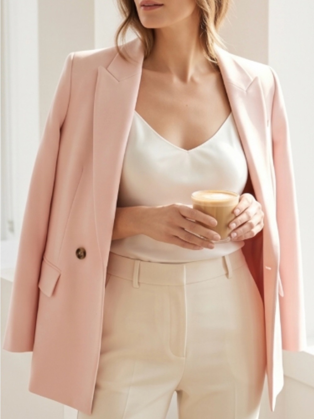 Club Monaco Soft pink Blazer sz12